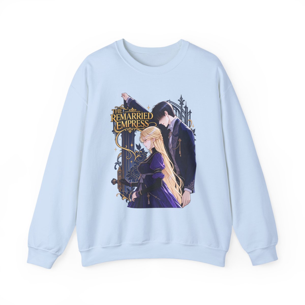 The Remarried Empress Crewneck Sweatshirt | Romantic Couple Illustration - alternate angle 4, merchandise
