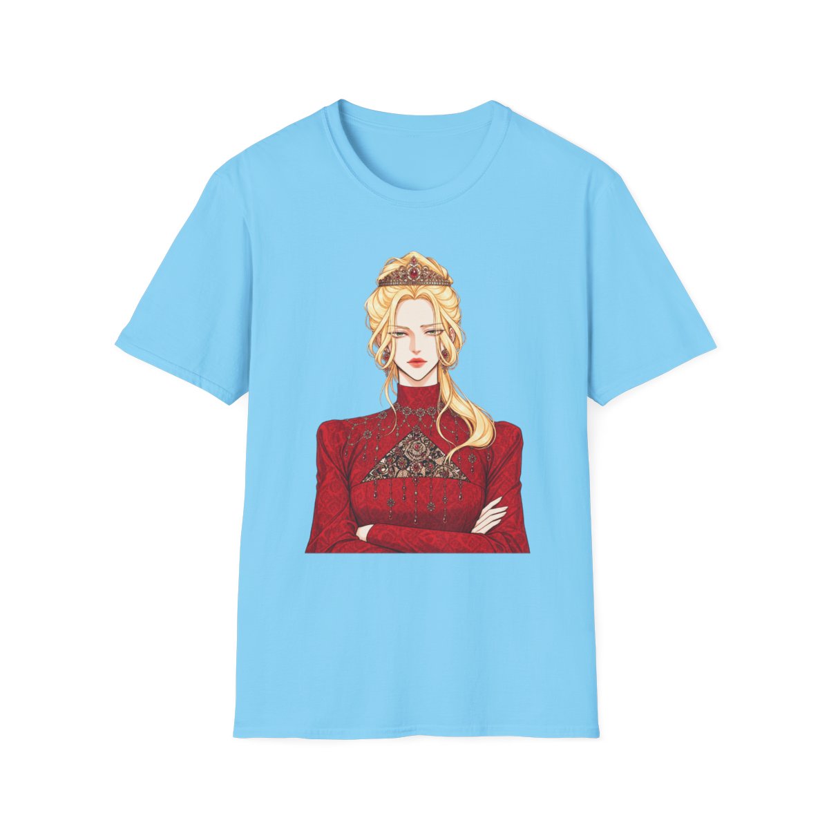 Blonde Queen Illustration T-Shirt | The Remarried Empress - alternate angle 5, merchandise