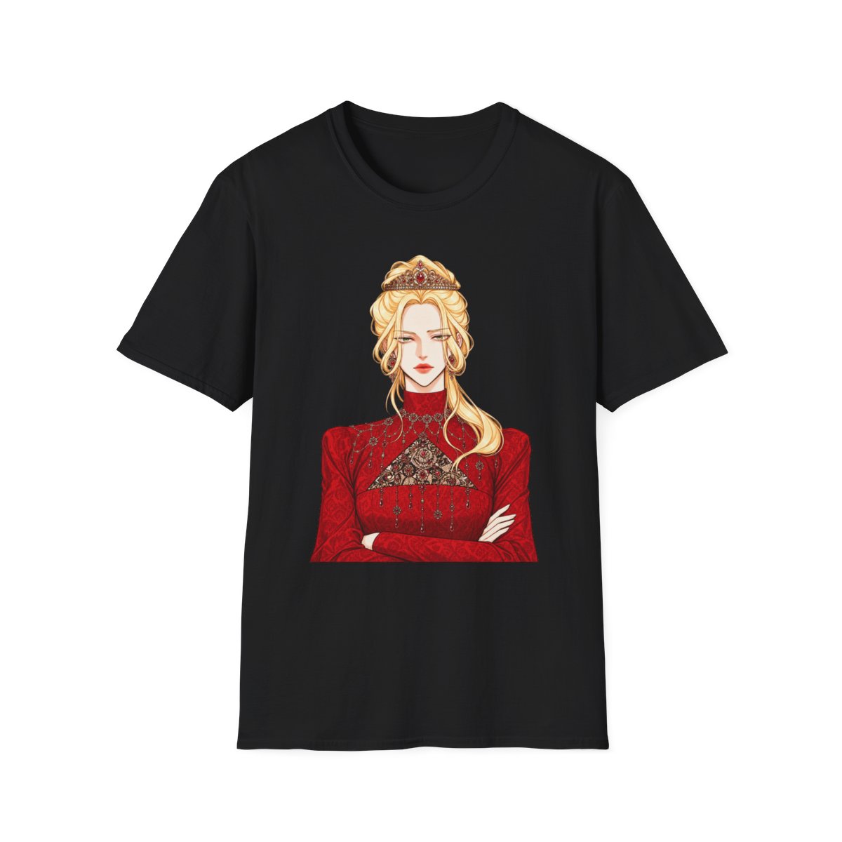 Blonde Queen Illustration T-Shirt | The Remarried Empress - alternate angle 3, merchandise