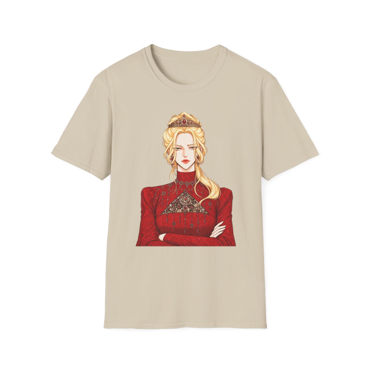 Blonde Queen Illustration T-Shirt | The Remarried Empress - alternate angle 4, merchandise