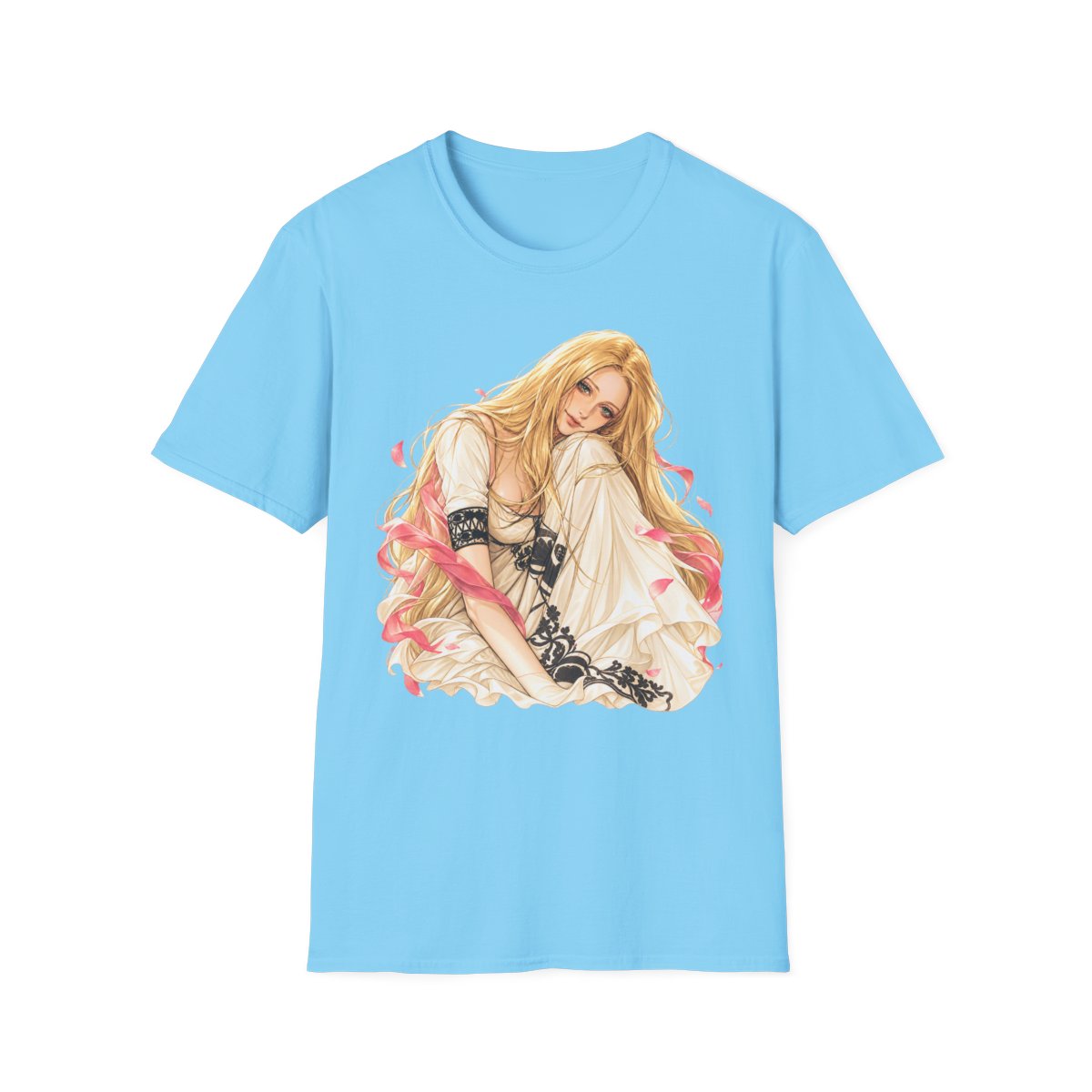 Blond Anime Girl Illustration T-Shirt | The Remarried Empress - alternate angle 4, merchandise