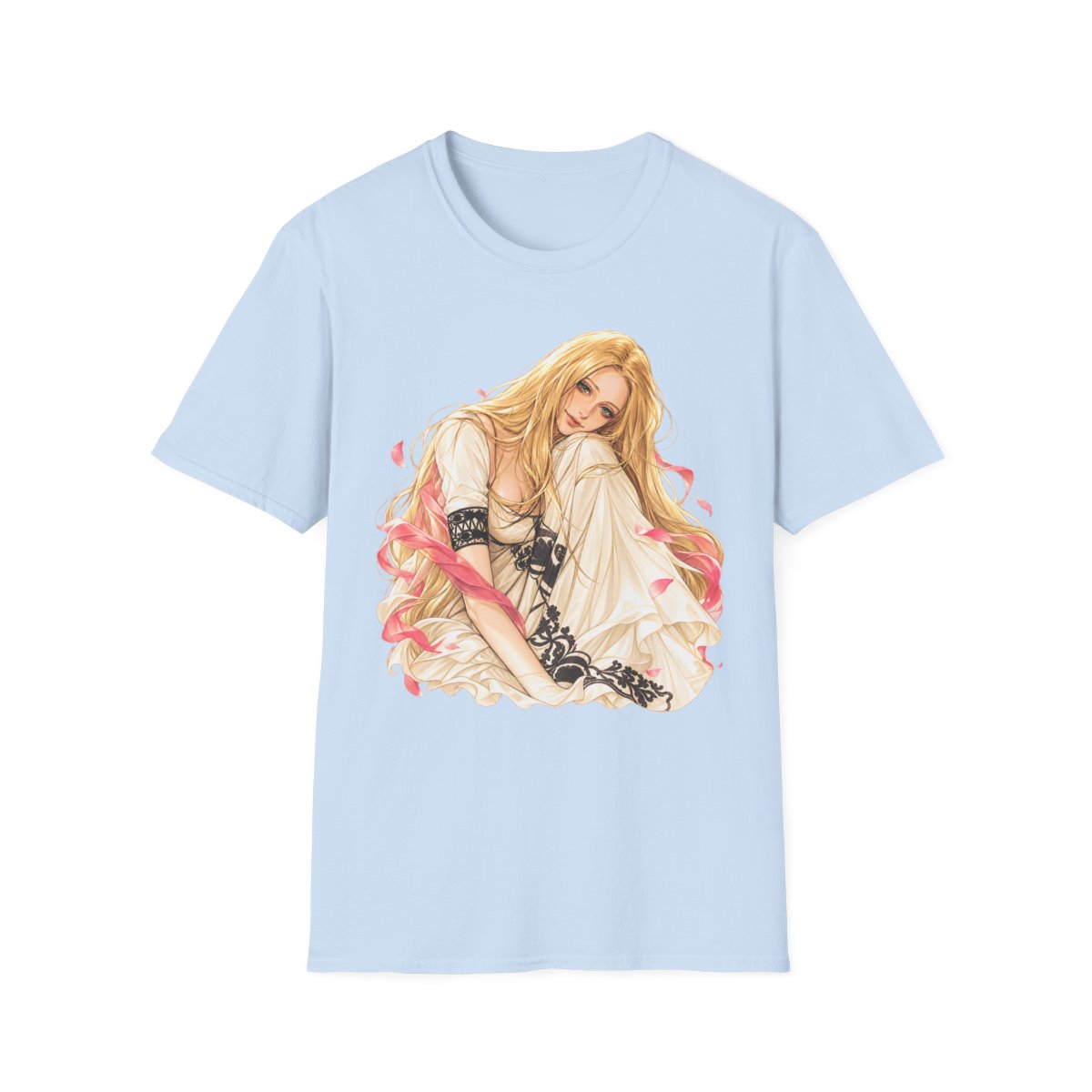 Blond Anime Girl Illustration T-Shirt | The Remarried Empress - alternate angle 5, merchandise