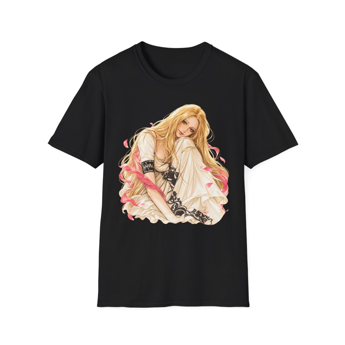 Blond Anime Girl Illustration T-Shirt | The Remarried Empress - alternate angle 3, merchandise