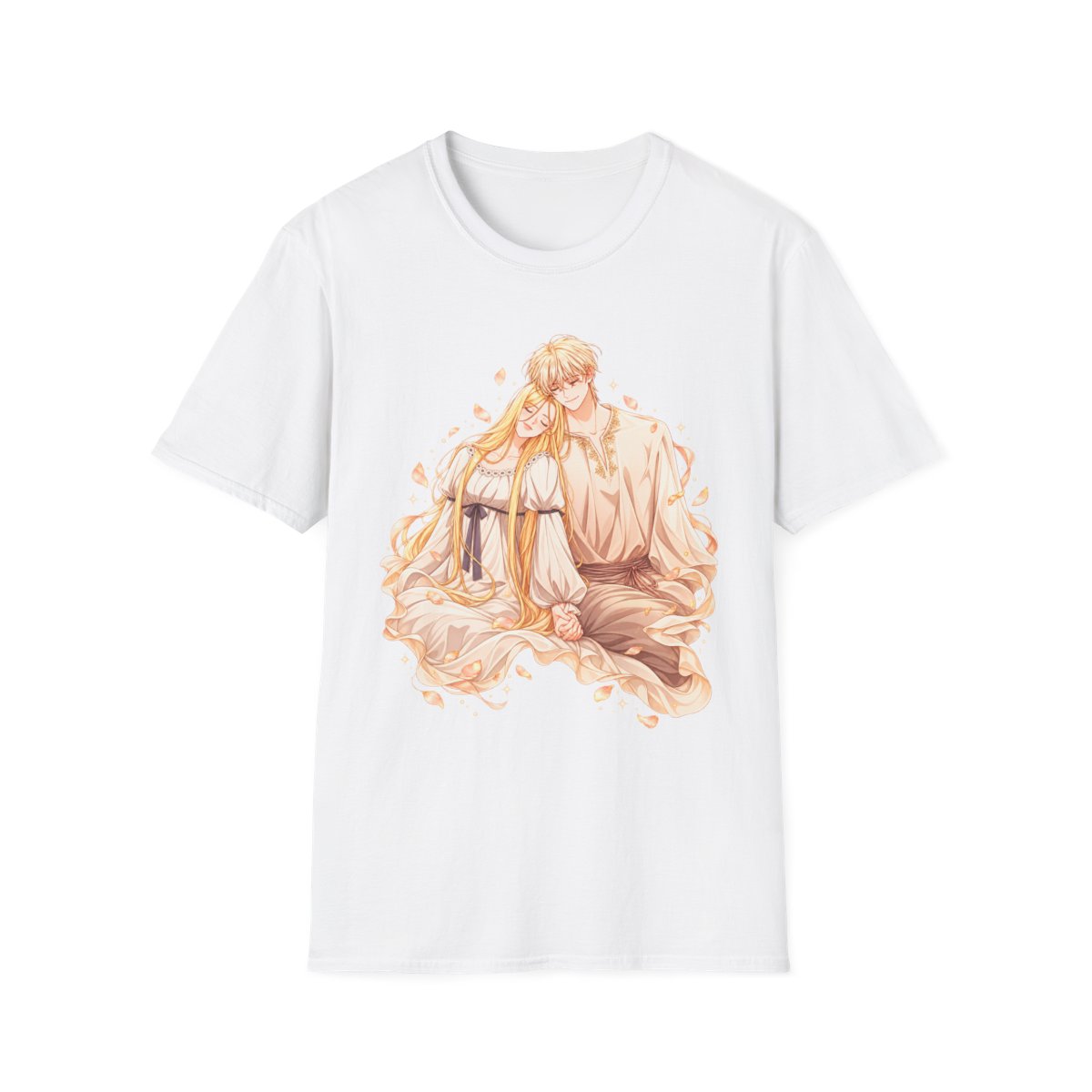 Golden Anime Couple T-Shirt | The Remarried Empress - Official T-Shirts merchandise