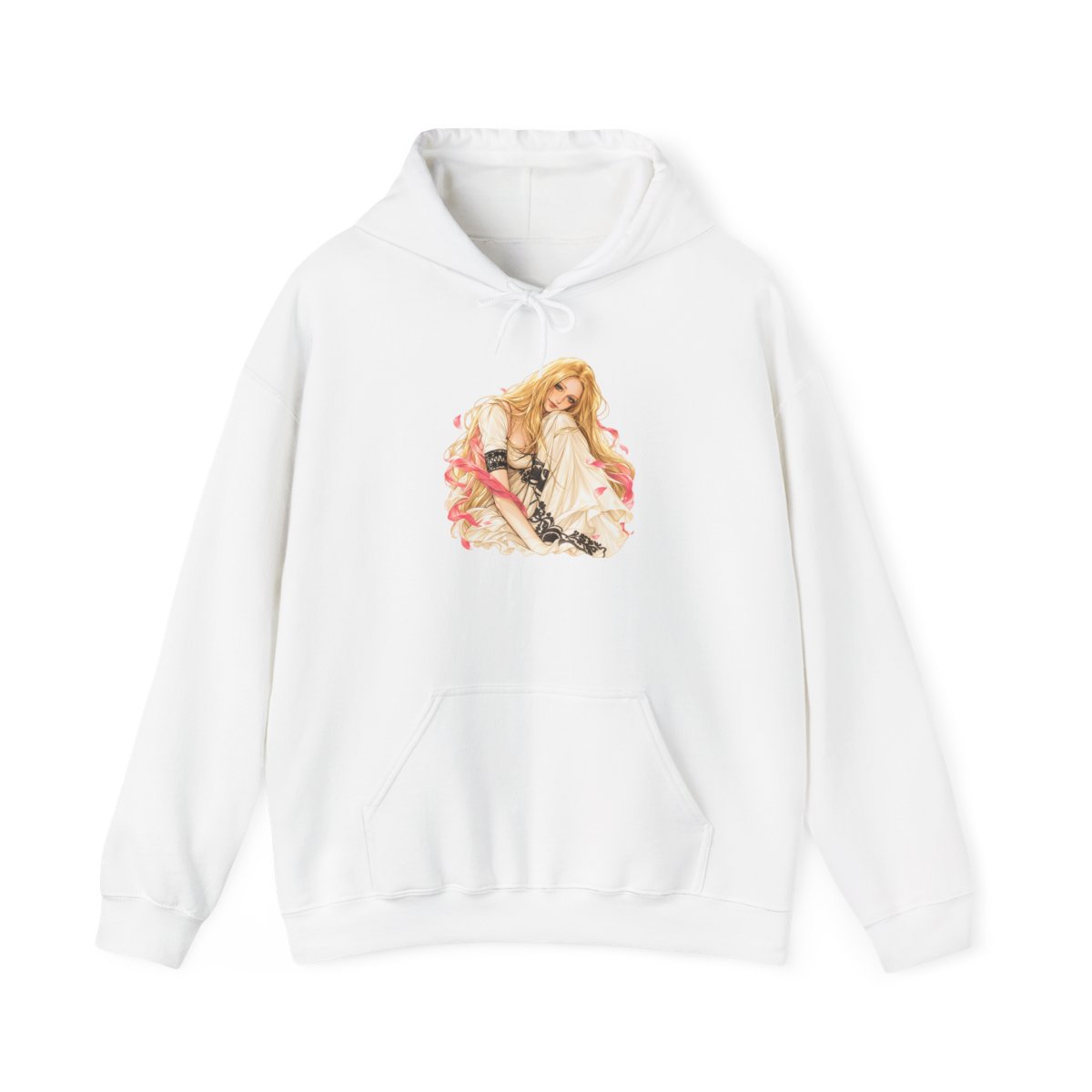 Blonde Anime Girl Illustration Hoodie | The Remarried Empress - Official Hoodies merchandise
