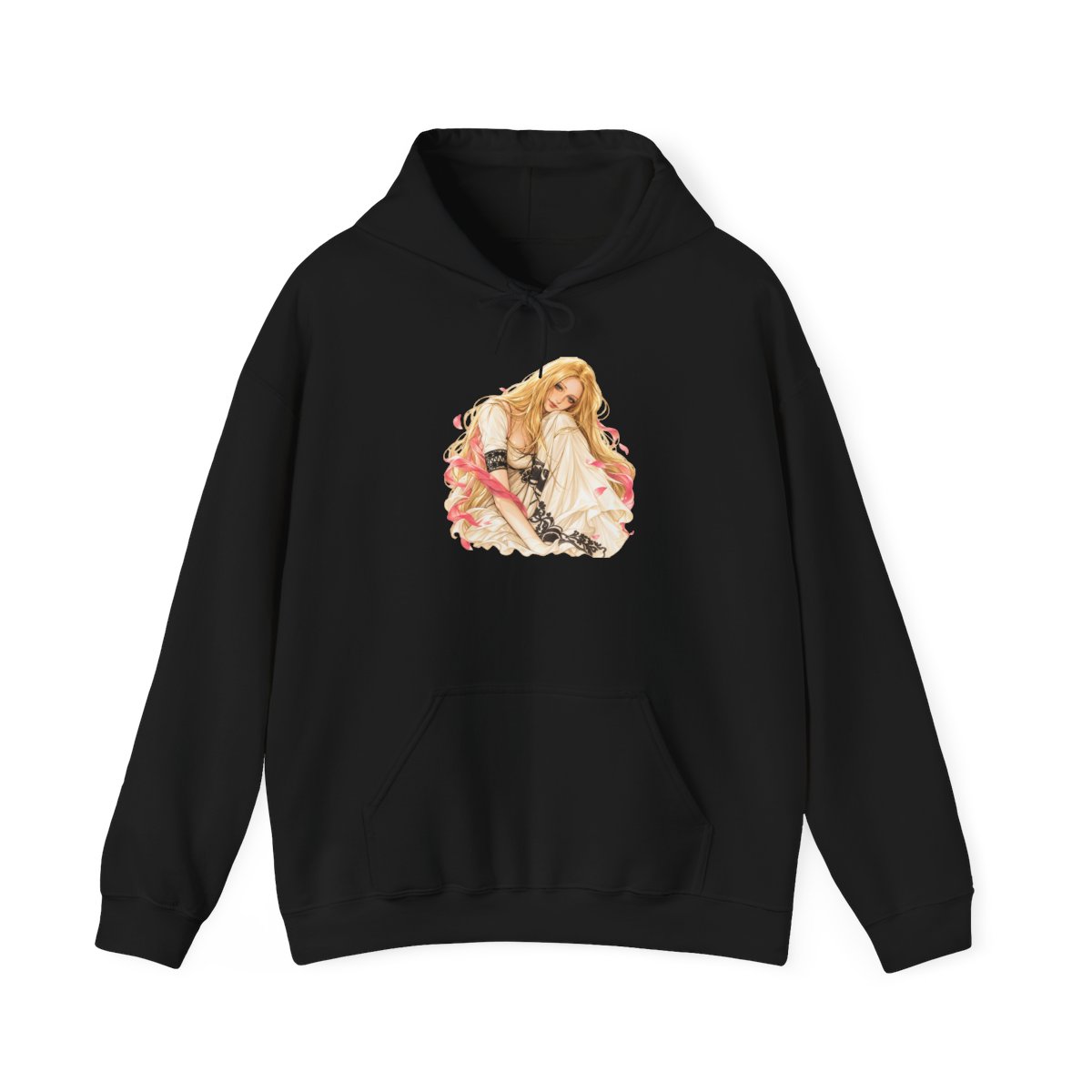 Blonde Anime Girl Illustration Hoodie | The Remarried Empress
