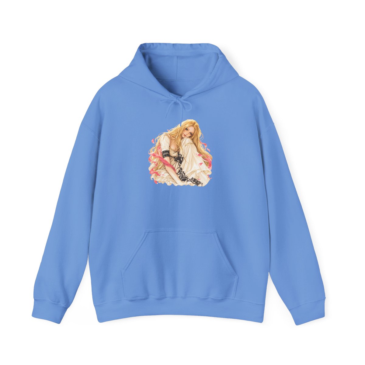 Blonde Anime Girl Illustration Hoodie | The Remarried Empress - alternate angle 4, merchandise