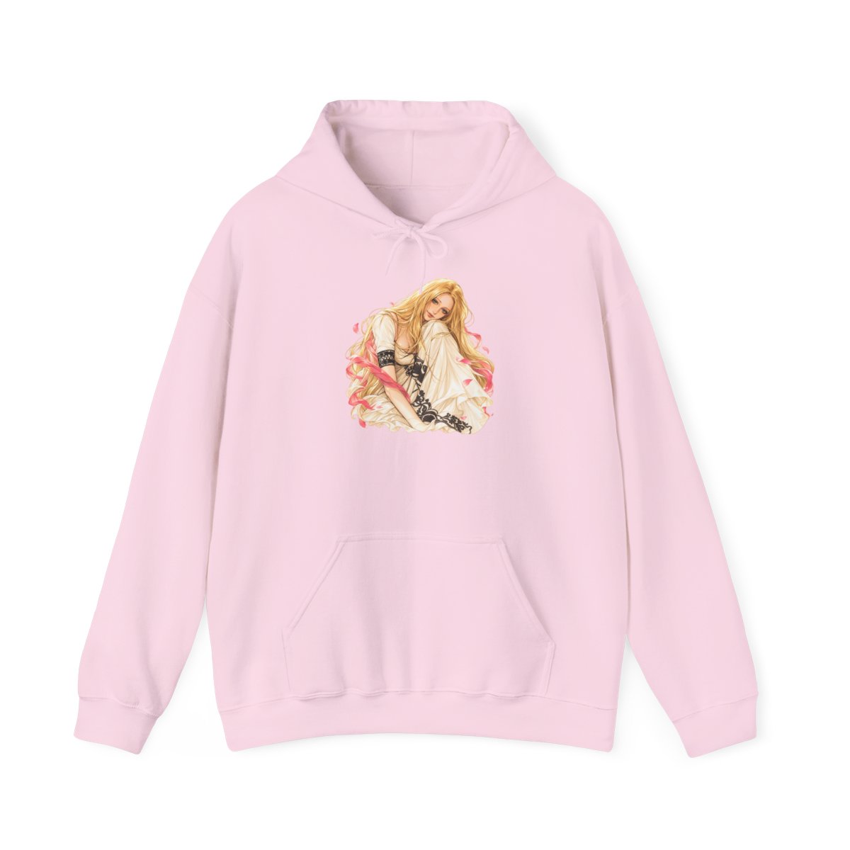 Blonde Anime Girl Illustration Hoodie | The Remarried Empress - alternate angle 5, merchandise